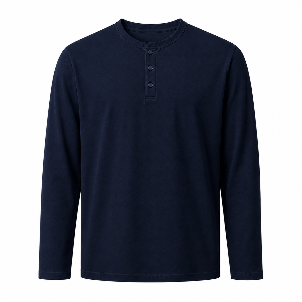 Soft Long Sleeve Henley Tee