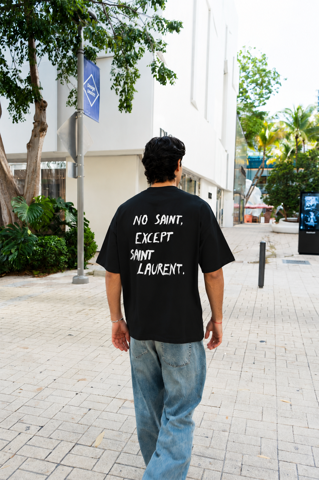 No Saint Except Saint Laurent - Tee