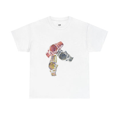 Watches  - White Tee
