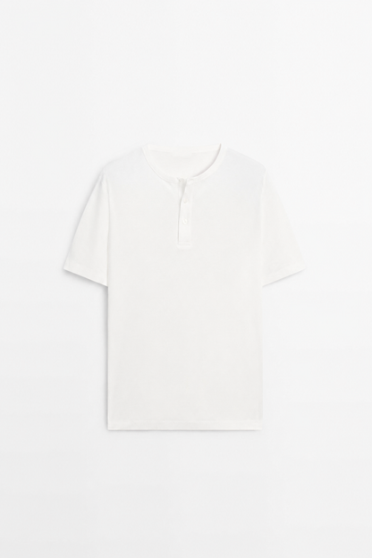 Short Henley Tee