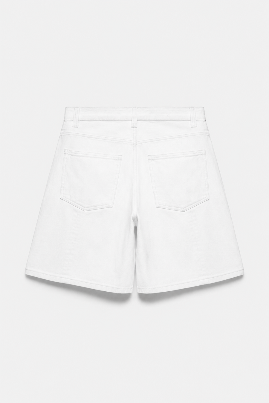 White Denim Shorts