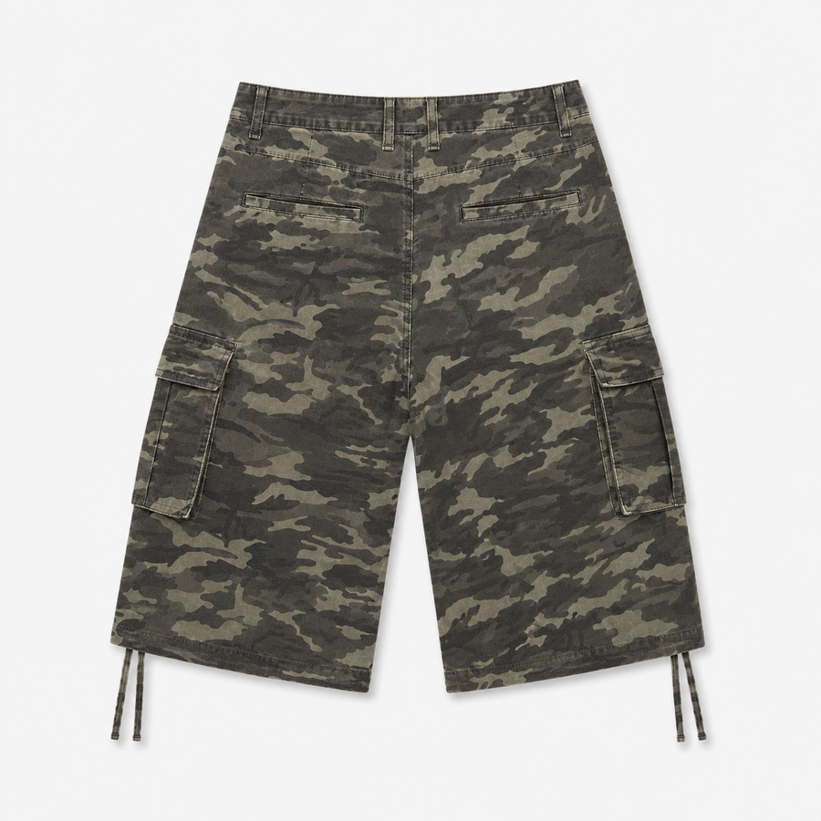 Denim Camo - Bermuda Shorts