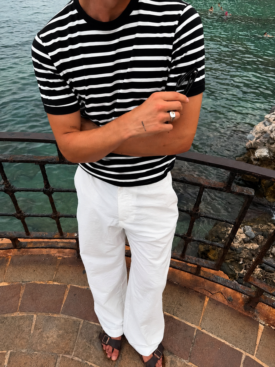Black & White Striped T-Shirt