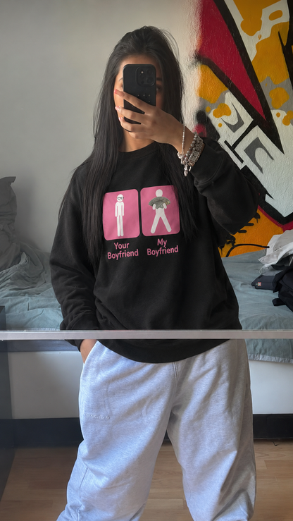 Your Boyfriend / My Boyfriend - Black Longsleeve