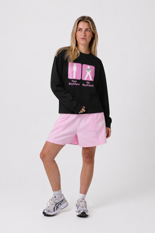 Your Boyfriend / My Boyfriend - Black Longsleeve