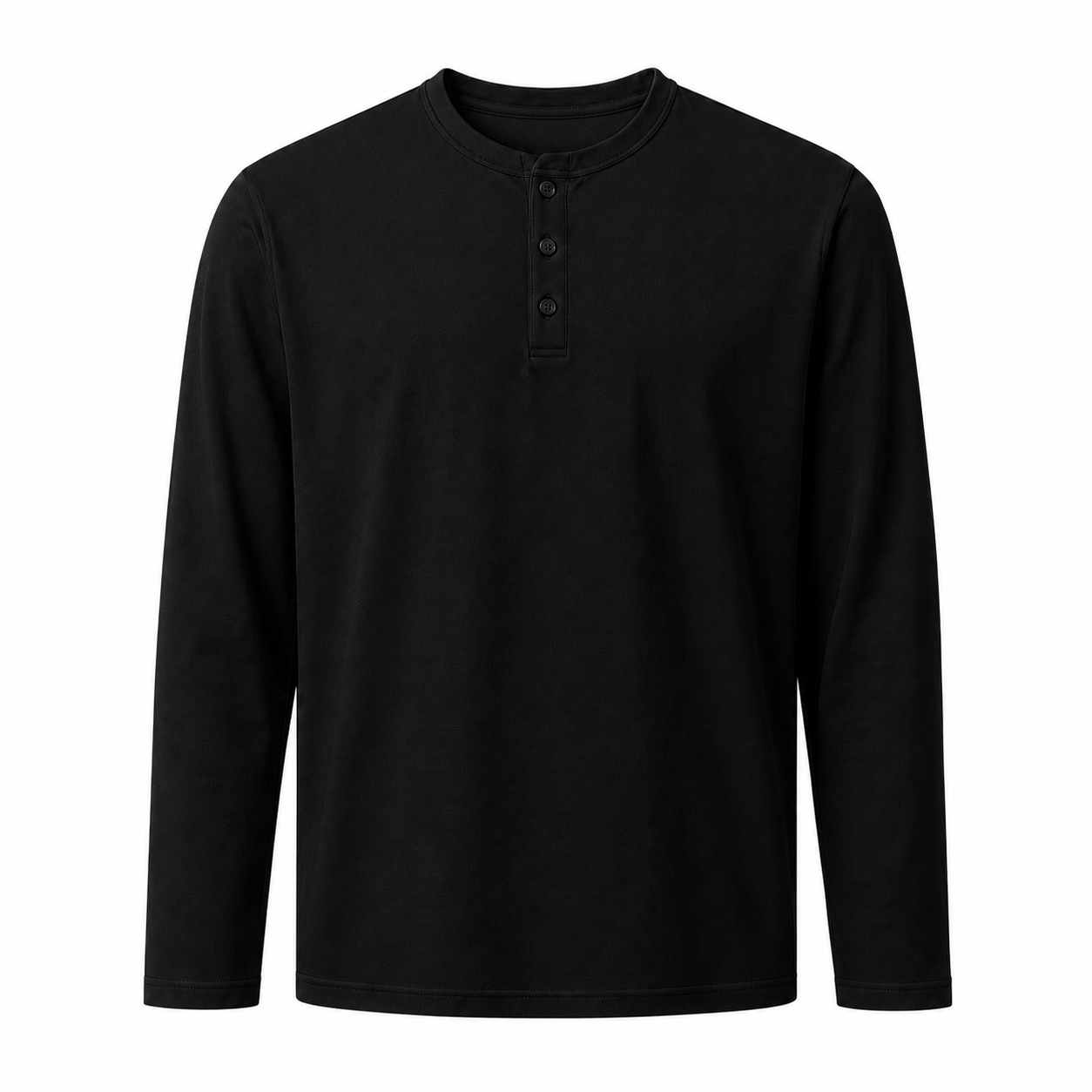 Soft Long Sleeve Henley Tee