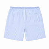 Striped Linen Blue Shorts