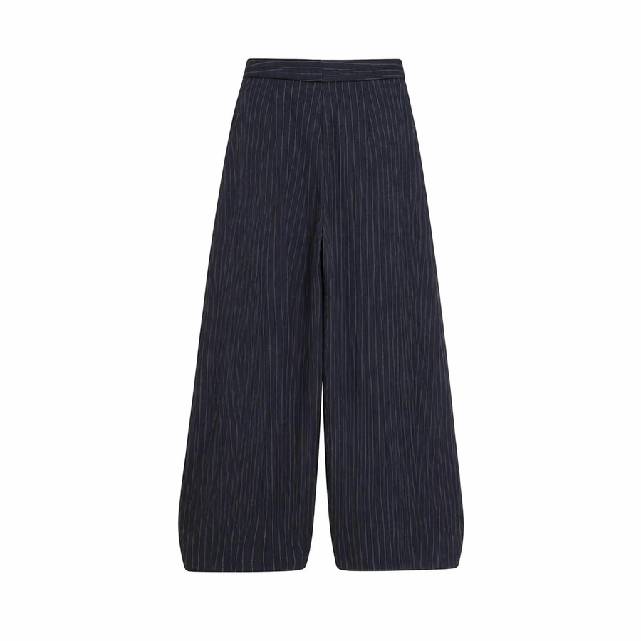 Striped Pleated Pants