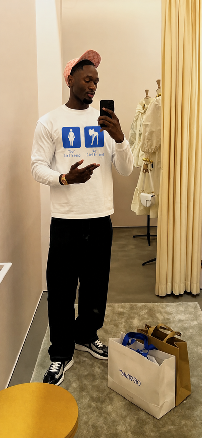 Worn by customer