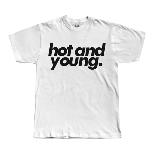 Hot & Young - White Tee