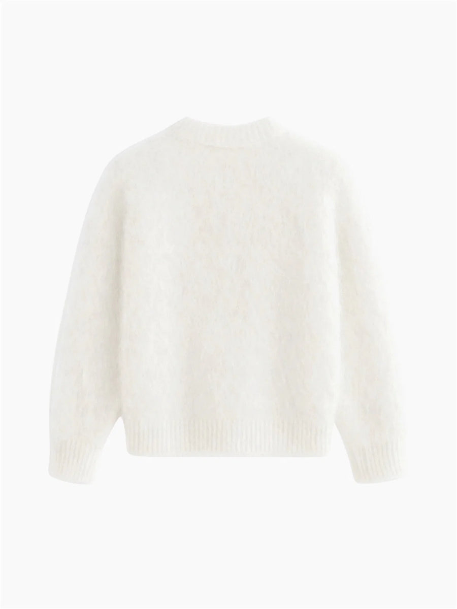 Noireve Knit Mohair-Sweater