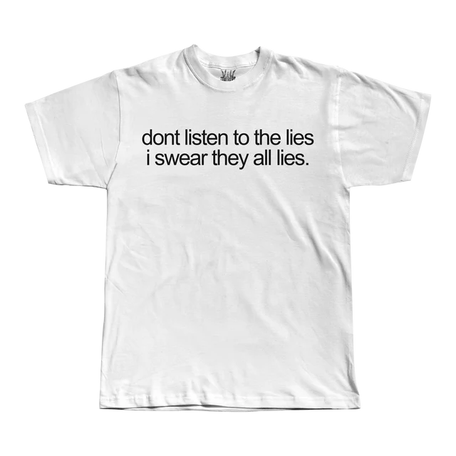 LIES - White Tee