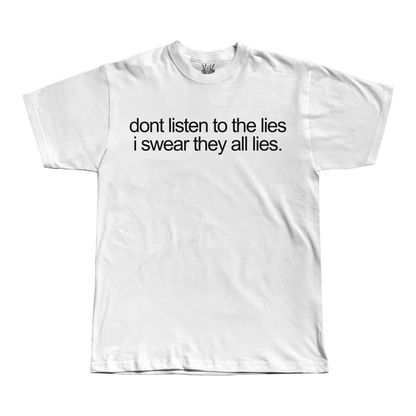LIES - White Tee