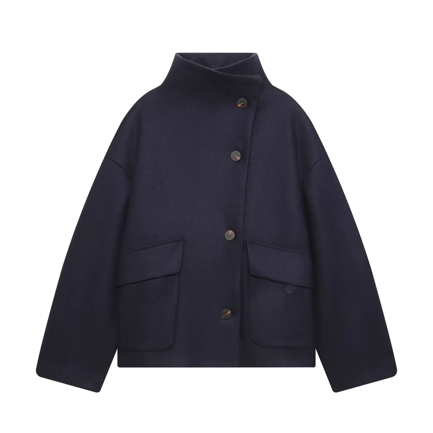 Noireve - Double Wool Blend Jacket