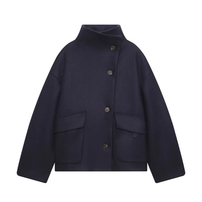 Noireve - Double Wool Blend Jacket