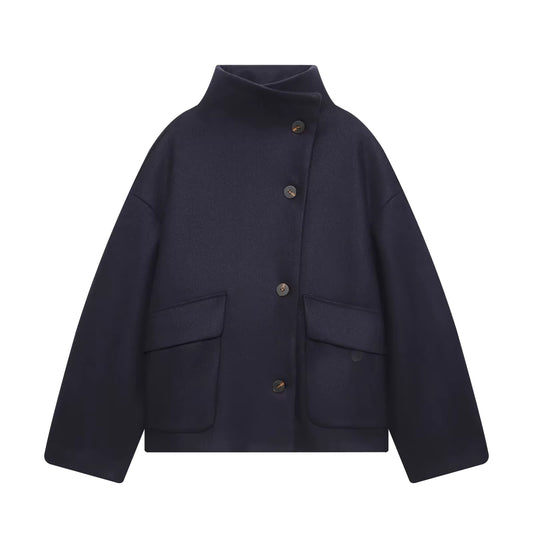 Noireve - Double Wool Blend Jacket