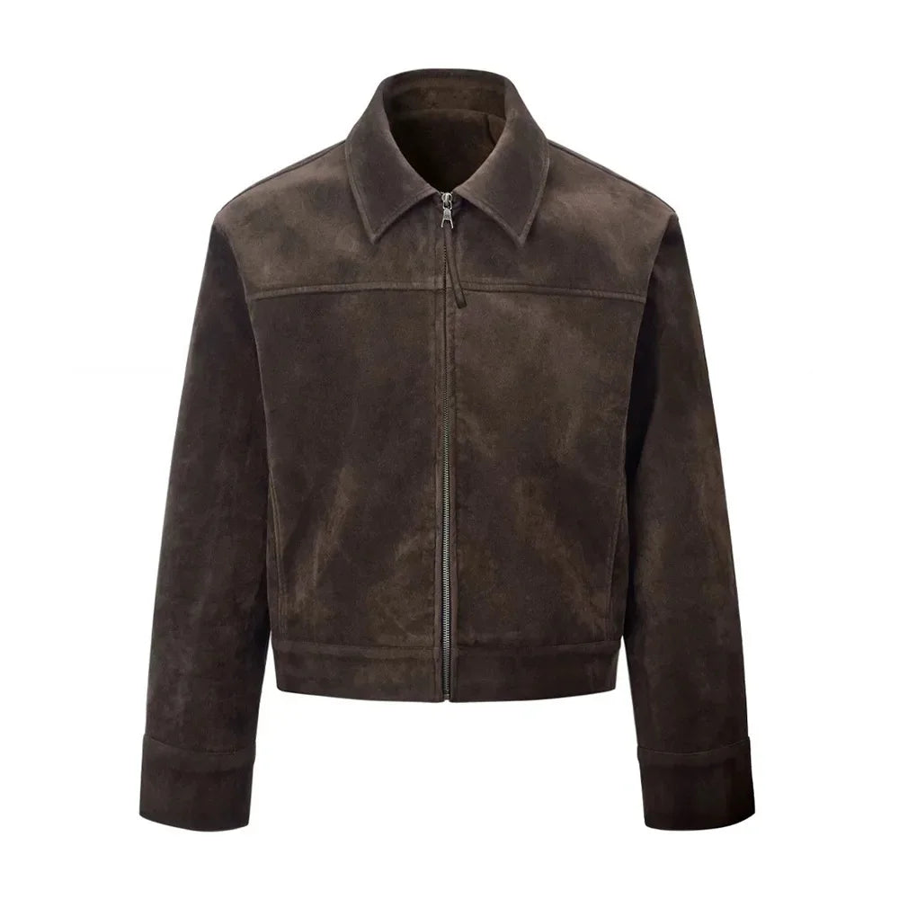 Caramel Suede Barn Jacket