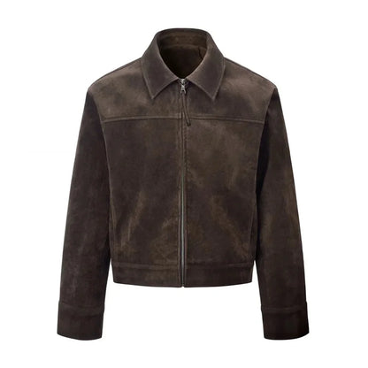 Caramel Suede Barn Jacket