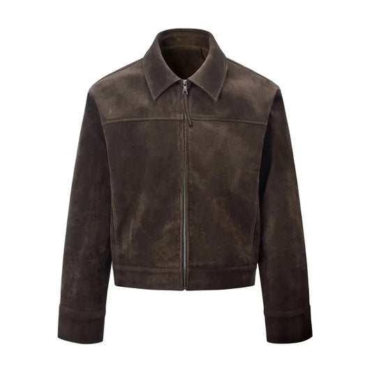 Caramel Suede Barn Jacket