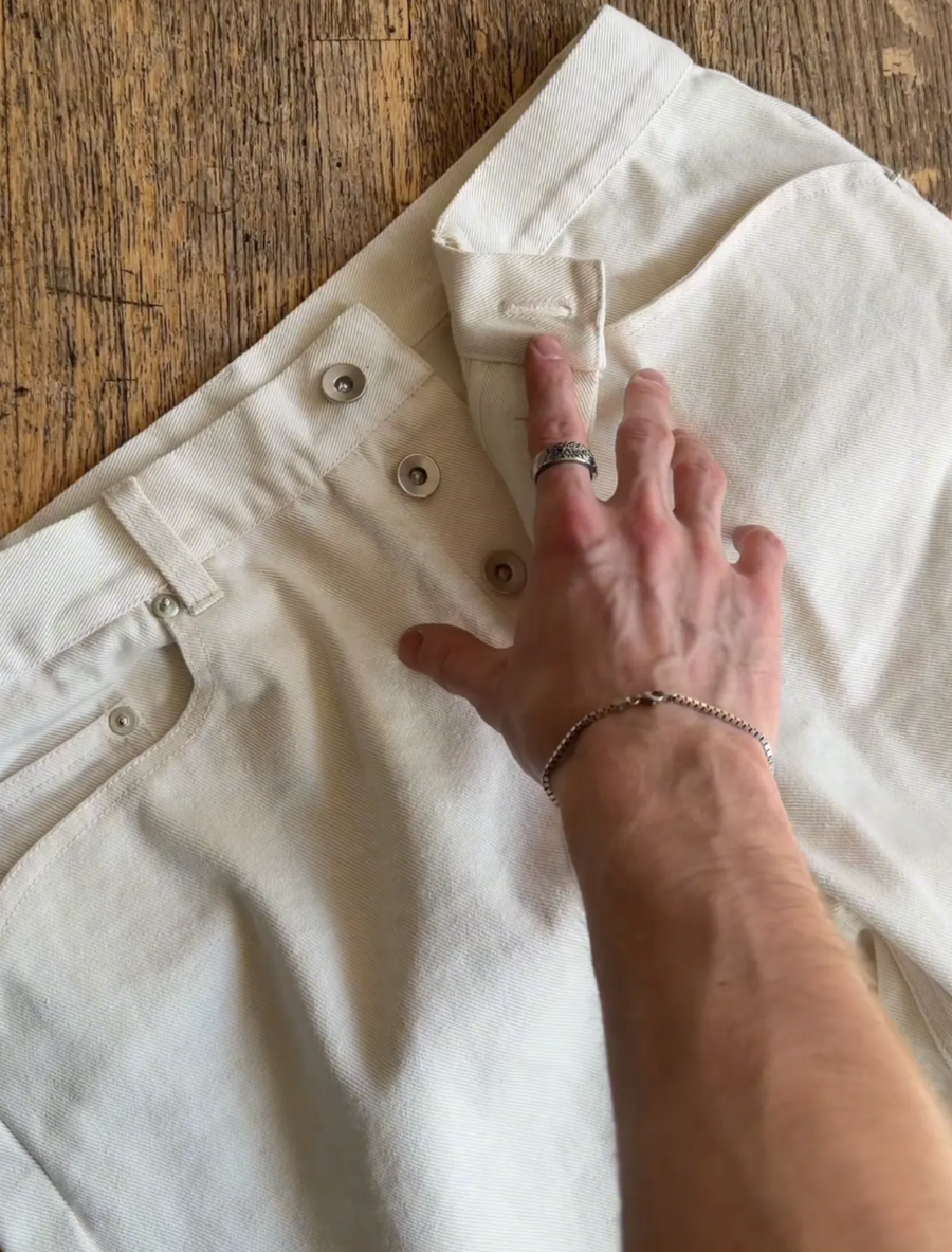 Creme 14oz Bootcut Jeans