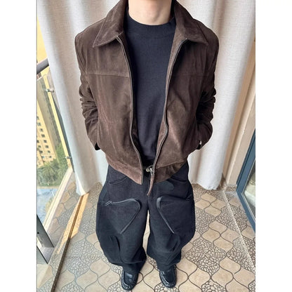 Caramel Suede Barn Jacket
