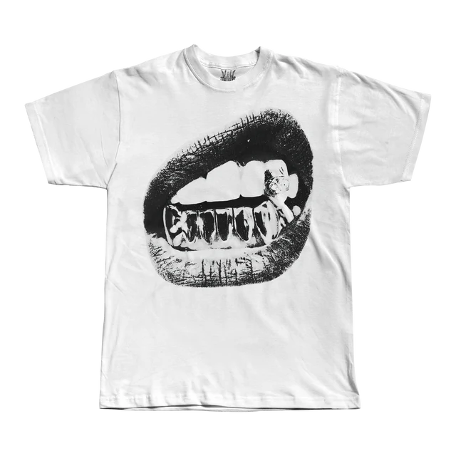 Grillz - White Tee