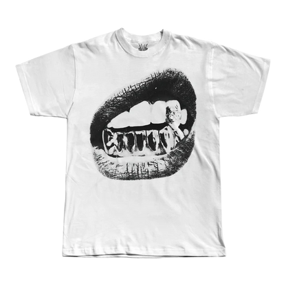 Grillz - White Tee