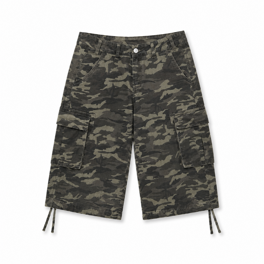 Denim Camo - Bermuda Shorts